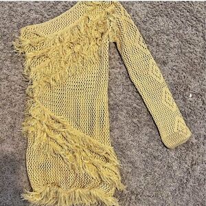 One Shoulder Knit Dress